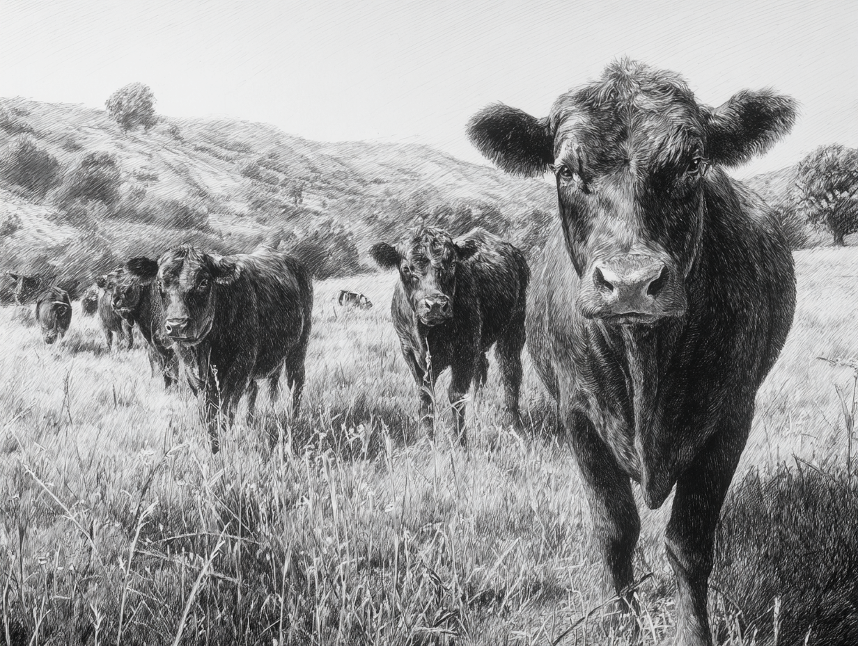 Carne Angus Libre Pastoreo de Cultivo y Cultura