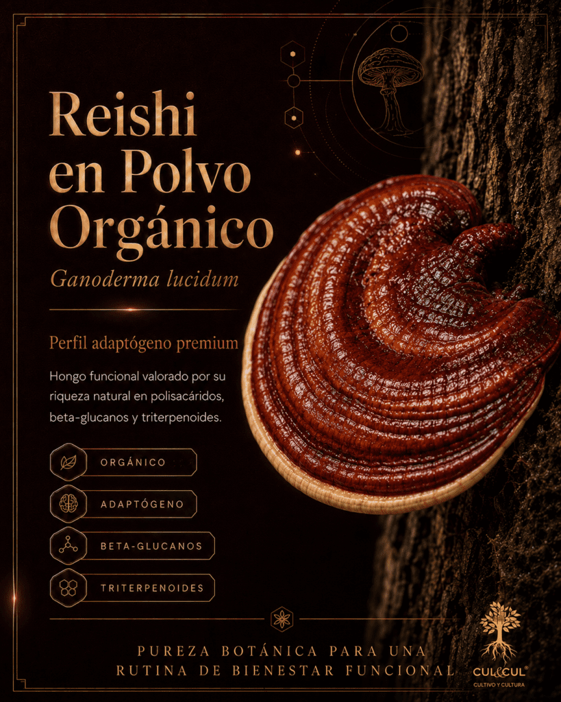 Hongo Reishi (Ganoderma Lucidum)